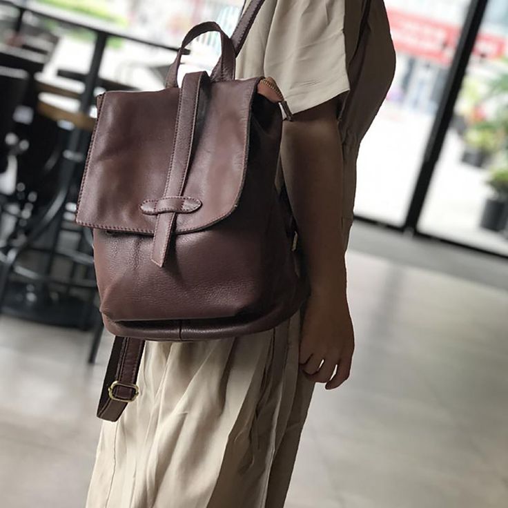 Item Code4373364277310MaterialLeather,Cotton(Lining)Product Details:·Casual·Solid Color·Soft LeatherLength: 24.00 cm/ 9.45 "Width: 13.00 cm/ 5.12 "Height: 28.00 cm/ 11.02 " Vintage Brown Leather Backpack For Daily Use, Large Capacity Leather Backpack In Brown, Brown Leather Backpack Large Capacity For On-the-go, Brown Leather Backpack With Large Capacity For On-the-go, Large Capacity Brown Leather Backpack For On-the-go, Classic Leather Backpack With Leather Strap For Daily Use, Casual Brown Leather Backpack With Leather Lining, Brown Casual Leather Backpack For Travel, Casual Brown Leather Backpack For Travel