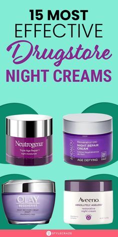 Night Moisturizer For Dry Skin, Best Cosmetics Products, Drugstore Night Cream, Best Cream For Face, Diy Night Cream Anti Aging, Night Cream For Oily Skin, Nightcream Skincare, Night Time Moisturizer, Best Night Moisturizer