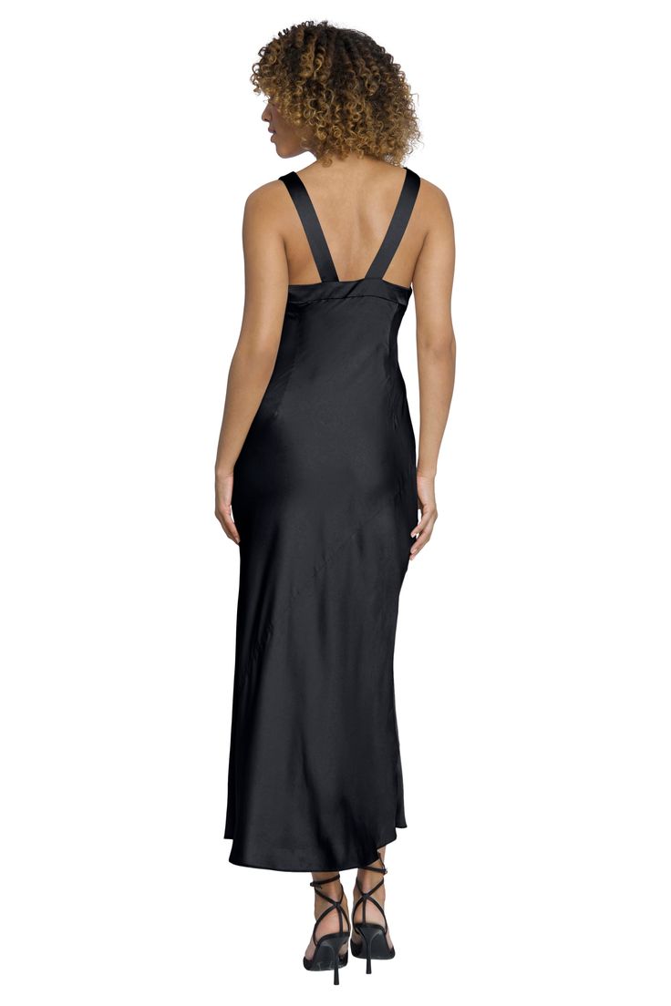 Slip into elegance with our Ailsa dress, featuring a stylish asymmetrical cowl neck and v-back straps. This lightweight charmeuse dress is ideal for a semi-formal wedding guest ensemble. Guest Dress Wedding, Womens Summer Dresses, Semi Formal Wedding, Charmeuse Dress, Formal Wedding Guests, Drape Gowns, Maxi Dress For Women, Dress Wedding Guest, Illusion Dress