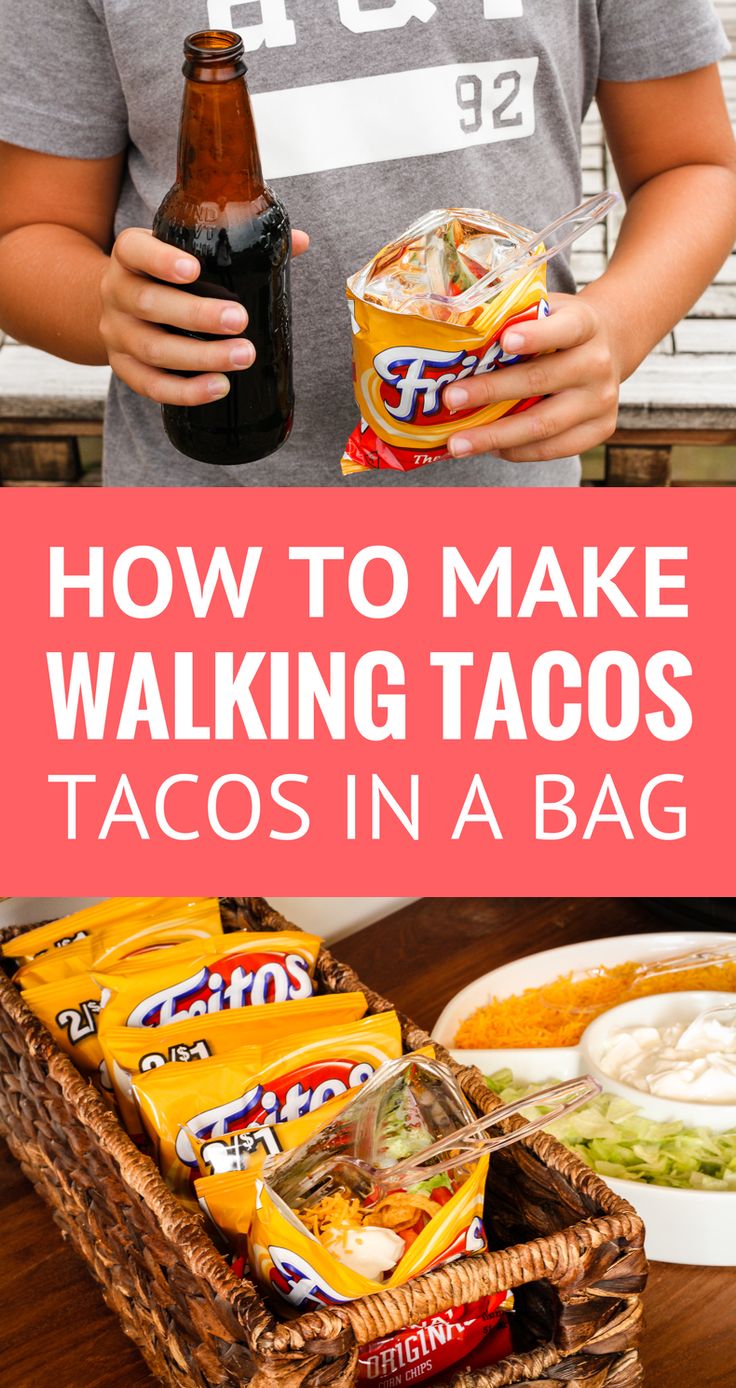 how to make walking tacos in a bag