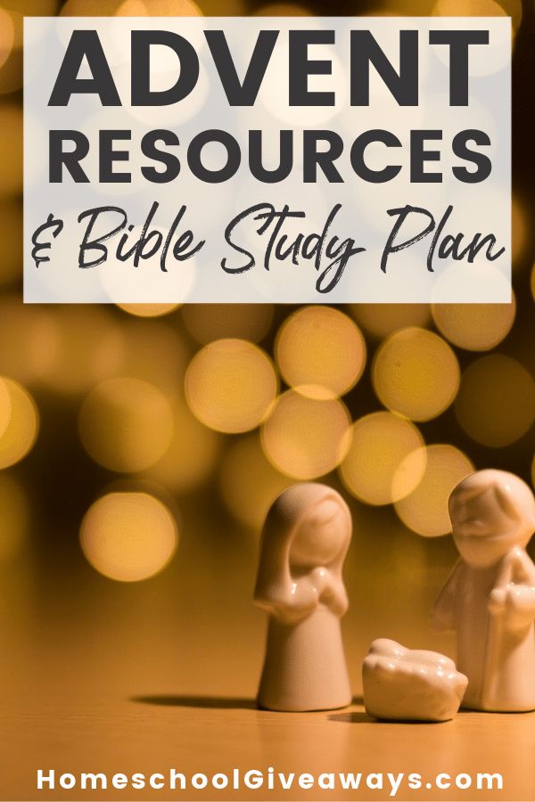 two small figurines with the words bible study plan on them