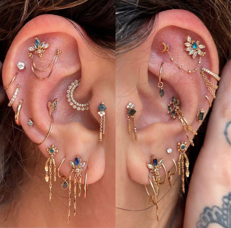 there are many different types of ear piercings