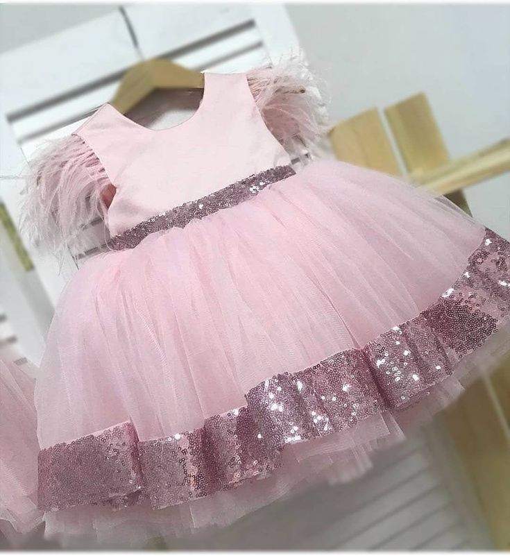 Your girl will look special in this cute dress! Custom colors are available upon your request. Princess Dress With Ruffles For Bridesmaid, Princess Style Ruffled Dress For Bridesmaids, Princess Style Dress With Ruffles For Bridesmaids, Princess Style Bridesmaid Dress With Ruffles, Pink Princess Fairy Dress For Pageant, Elegant Pink Princess Dress For Pageants, Elegant Pink Princess Dress For Pageant, Cute Ruffled Dresses For Bridesmaids, Elegant Pink Ball Gown For Dress-up