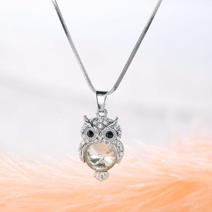 Dreamland Fairy's Owl Pendant Necklace: An Unforgettable Symbol of Magic and Beauty The Dreamland Fairy Owl Pendant Necklace is the perfect accessory for your daughter to take her imagination and style to the next level. Crafted from Alloy and Czech diamond, with a pendant in the shape of an owl, this necklace is sure to give her an unforgettable symbol of magic and beauty. With a chain length of 43.5cm and a 0cm extension chain, it’s comfortable yet eye-catching. Practical Intelligence Means Th Owl Accessories, Gold Owl, Owl Pendant Necklace, Trend Jewelry, Animal Pendant, Owl Necklace, Owl Pendant, Jewelry Fashion Trends, Rose Gold Necklace