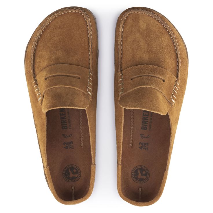 Classic Slip-on Clogs With Rubber Sole, Classic Mules With Stitched Sole And Plain Toe, Classic Slip-on Mules, Classic Slip-on Mules With Stitched Sole, Classic Clogs With Rubber Sole And Plain Toe, Classic Mules With Rubber Sole And Round Toe, Classic Slip-on Clogs With Stitched Sole, Classic Outdoor Mules With Cushioned Footbed, Classic Suede Clogs With Rubber Sole