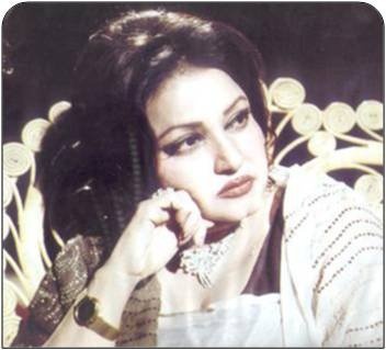 a woman talking on a cell phone with the caption, noor jahan