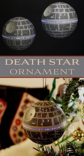 Nerdy Ornaments Diy, Star Wars Christmas Tree Ornaments, Star Wars Ornament, Diy Star Wars Christmas Decorations, Diy Star Wars Christmas Ornaments, Starwars Christmas Ornaments Diy, Star Wars Tree Christmas, Diy Starwars Gift, Diy Star Wars Ornaments