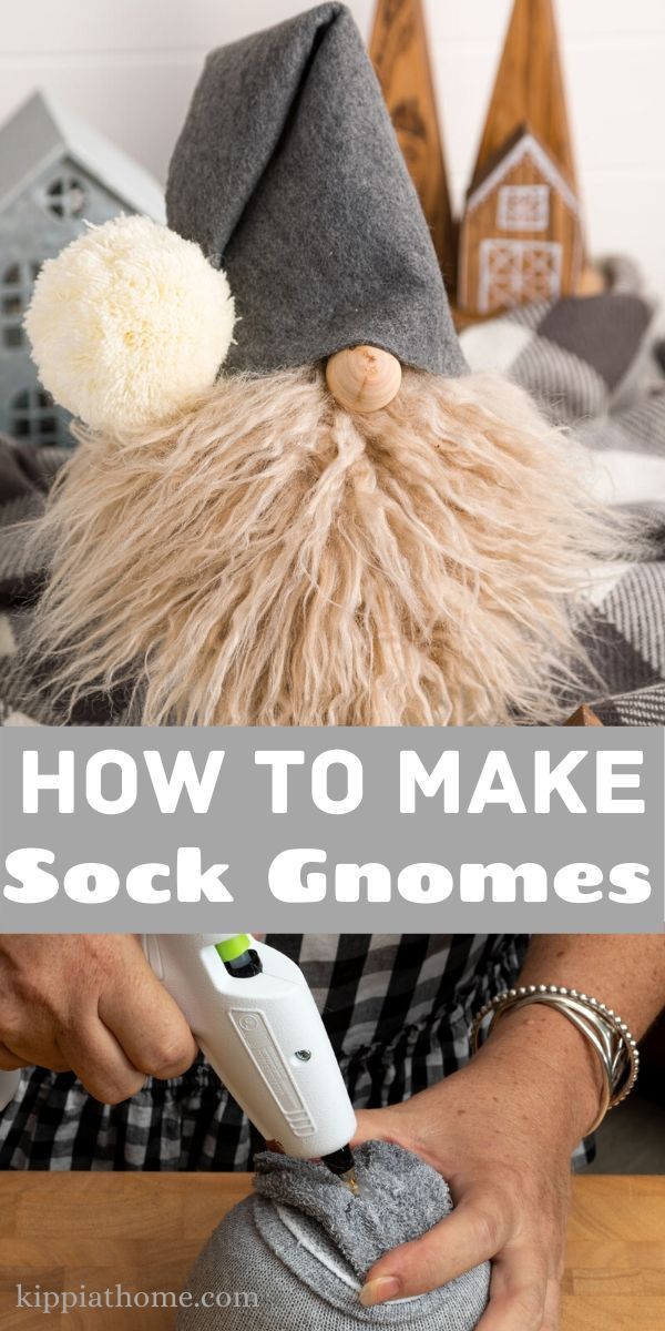 how to make sock gnomes with the text overlay that reads, how to make sock gnomes