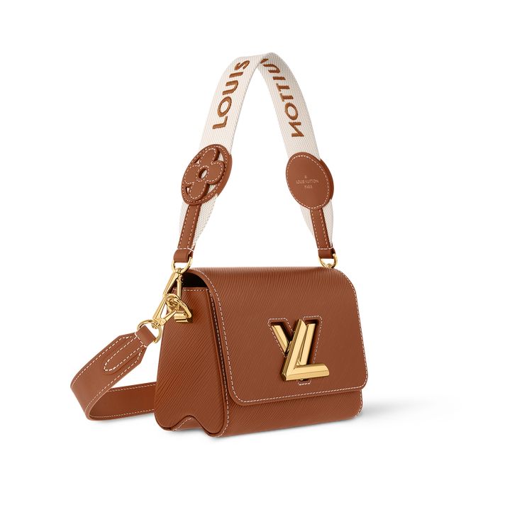 LOUIS VUITTON® - Twist Pm - Gold Tas Louis Vuitton, Lv Twist, Bottega Bag, Louise Vuitton, Sac Louis Vuitton, Sporty Chic Style, Louis Vuitton Sac, Louis Vuitton Gifts, Lv Fashion