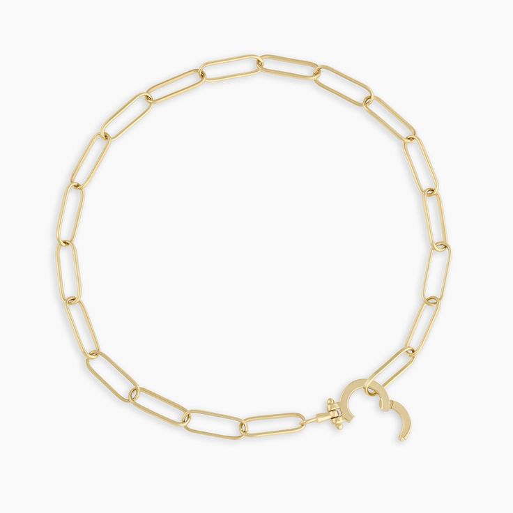 Like your favorite white tee, a solid gold chain link bracelet is a wardrobe staple. Inspired by our best-selling Parker Bracelet, this 14k gold chain bracelet is versatile enough for everyday wear. We particularly love this bracelet stacked in between diamonds and other solid gold favorites. Love a matching moment? Wear your 14k Gold Parker Bracelet with your 14k Gold Parker Necklace. Product Details 14k solid gold Total length available in 6.5" and 7.25" Links measure 3.5 mm by 10 mm 7.5 mm hi 14k Gold Filled Fine Jewelry For Everyday Elegance, 14k Gold Filled Bracelet Fine Jewelry, 14k Gold Filled Fine Jewelry Bracelet, Timeless 14k Gold Chain Bracelet With Spring Ring Clasp, 14k Gold Jewelry With Spring Ring Clasp For Everyday, Everyday Elegance Stackable Round Jewelry, Gold Stackable Jewelry For Everyday Elegance, Modern 14k Gold Jewelry For Everyday Elegance, Everyday Elegance Stackable Jewelry