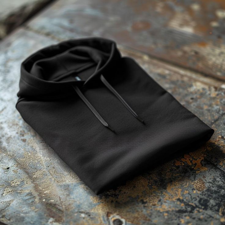 Black Folded Hoodie on Fancy Pathway Digital Download MockUp. Black Sweater With Kangaroo Pocket For Fall, Black Fall Sweater With Kangaroo Pocket, Urban Black Hoodie With Drawstring, Black Hoodie With Kangaroo Pocket, Black Hoodie With Kangaroo Pocket For Fall, Casual Hoodie With Stretch And Kangaroo Pocket, Stretch Solid Color Sweatshirt With Drawstring Hood, Casual Stretch Hoodie With Kangaroo Pocket, Black Hoodie With Double-lined Hood, Crew Neck