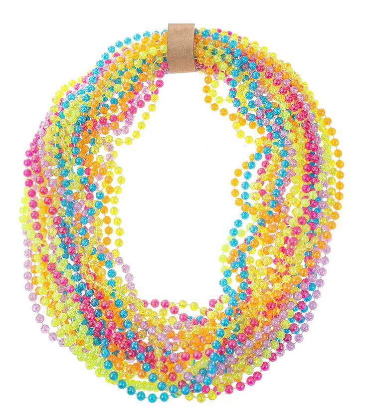 PRICES MAY VARY. Set Includes 24pcs plastic bead necklace in 6 vibrant colors, respectively are apple green, hot pink, neon orange, blue and purple, 4 necklaces for each color.1. Colorful and eye-catching adding a fun and festive touch to any party or outfit. Sparkling AB beads: The shimmering AB plastic beads on this necklace reflect light beautifully, adding extra flare to a holiday look. Perfect for throwing: Whether you're at a parade or hosting your own event, these necklaces make great par Colorful Beaded Chain Necklace For Party, Party Beaded Necklaces With Round Beads, Colorful Beaded Chain Necklaces For Party, Fun Multicolor Beaded Necklaces For Parties, Fun Multicolor Beaded Necklace For Parties, Fun Birthday Beaded Necklaces With Round Beads, Multicolor Fun Beaded Necklaces For Party, Fun Beaded Necklaces With Round Beads For Birthday, Colorful Round Beads Necklace For Party