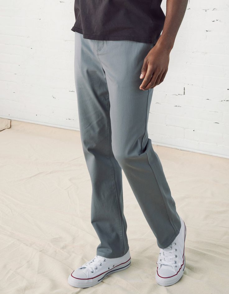 RSQ Slim Straight Chinos. Formerly known as the "New York Slim Straight Chino Pants". Features a RSQ label on back. Slant hand pockets. Welt back pockets. Slim, straight leg fit. Comfortable 4-way stretch. Approx. outseam: 42". Approx. inseam: 31.5". Approx leg opening: 15". 97% cotton/3% spandex. Machine wash. Imported. Casual Trousers Dress Pants With Belt Loops, Casual Dress Pants With Hip Pockets, Casual Straight Dress Pants With Belt Loops, Casual Dress Pants With Straight Leg And Hip Pockets, Casual Full Length Chinos With Belt Loops, Casual Full-length Dress Pants With Welt Pockets, Casual Straight Leg Dress Pants With Hip Pockets, Casual Relaxed Fit Dress Pants With Belt Loops, Casual Tapered Leg Dress Pants With Belt Loops