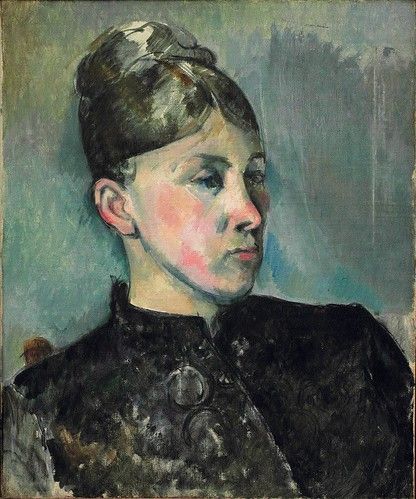 an oil painting of a young boy wearing a black jacket and looking off to the side