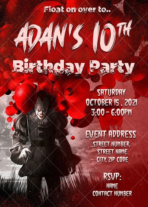 an image of a birthday party flyer