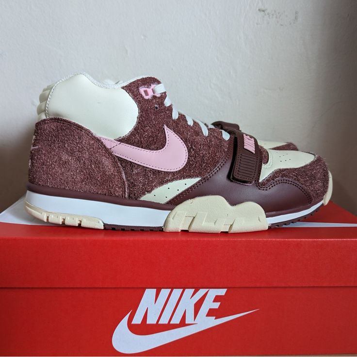 This Is For An Authentic, Brand New Pair Of Nike Air Trainer 1 Valentine's Day 2023 Sneakers Dm0522-201 Men’s Size 10.5. I Will Ship Fast, Same Or Next Business Day. I'm A Trusted Seller With Excellent Feedback, You Can Buy With Confidence. I Don't Accept Returns, So Please View All Photos Carefully And Read Descriptions In Full. Feel Free To Ask Any Questions. I Have Many Other Items Available And Much More, Please Take A Look At My Other Items. Thank You For Looking! Pink High-top Sneakers For Training, Pink Basketball Shoes With Gum Sole For Sports, Pink Low-top Basketball Shoes With Gum Sole, Pink Sneakers With Gum Sole For Light Sports, Pink Low-top Skate Shoes For Light Sports, Sporty Mid-top Pink Skate Shoes, Pink Sneakers With Gum Sole For Casual Sports, Pink Mid-top Sporty Skate Shoes, Sporty Pink Mid-top Skate Shoes