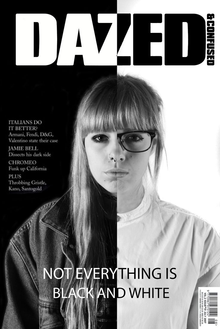 the cover of dazed magazine featuring a woman with glasses