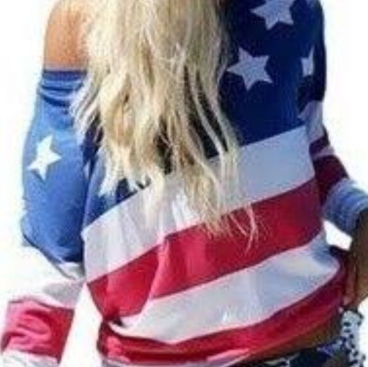 This Shirt Is Very Cute. I Have 2 In The Same Size 1 Is Nwt 1 Is Nwot. Spring Americana Long Sleeve Tops, Spring Flag Print Long Sleeve Tops, Spring Long Sleeve Tops With Flag Print, Long Sleeve Tops With Flag Print For Spring, American Flag Print Long Sleeve Top For Summer, American Flag Print Long Sleeve Summer Top, Patriotic Long Sleeve Tops For Summer, Patriotic Long Sleeve Summer Tops, Casual Multicolor Tops For 4th Of July