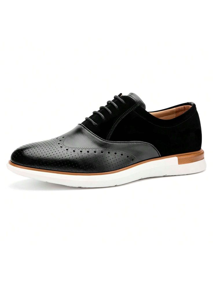 Premium faux leather and neat stitching make these plain toe classic men's dress shoes.
Our formal oxford shoes feature outsole that is lightweight and make walking burden-free. Flexible rubber sole can provide great cushion and anti-slip, reduce the foot fatigue, no longer afraid to walk or stand for long periods of time.
Our Oxford shoes are suitable for offices, gatherings of friends, wedding occasions, parties.Wearing them will be the focus of the crowd.
A great pair of casual shoes is a mus Textured Sole Wingtip Oxfords, Lace-up Oxford Shoes With Rubber Sole, Business Wingtip Lace-up Shoes With Contrast Sole, Business Casual Black Oxfords With Textured Sole, Low-top Oxfords For Business In Spring, Spring Low-top Oxfords For Business, Spring Business Low-top Oxfords, Business Low-top Oxfords With Brogue Detailing, Black Oxfords With Perforated Toe Box For Office