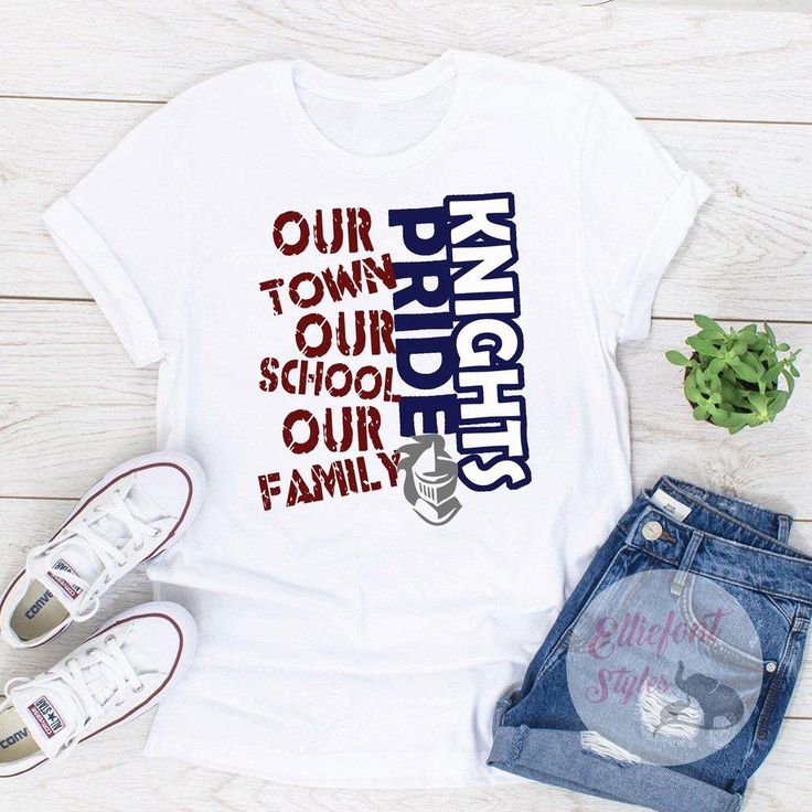 Looking for an easy way to stand out in a crowd or just want to show some extra school spirit, show off your school spirit with our school pride shirts. Our school pride shirts are great for any school event from school sports to fun campus activities. School Spirit T-shirt For Game Day, Sports Event Tops With Team Name, Pre-shrunk T-shirt For School Team Spirit, White Collegiate Tops For School, Casual T-shirt For School Football Season, White Varsity Tops For School, White School Spirit T-shirt, Collegiate Style School T-shirt With Screen Print, White School Spirit T-shirt For Back To School