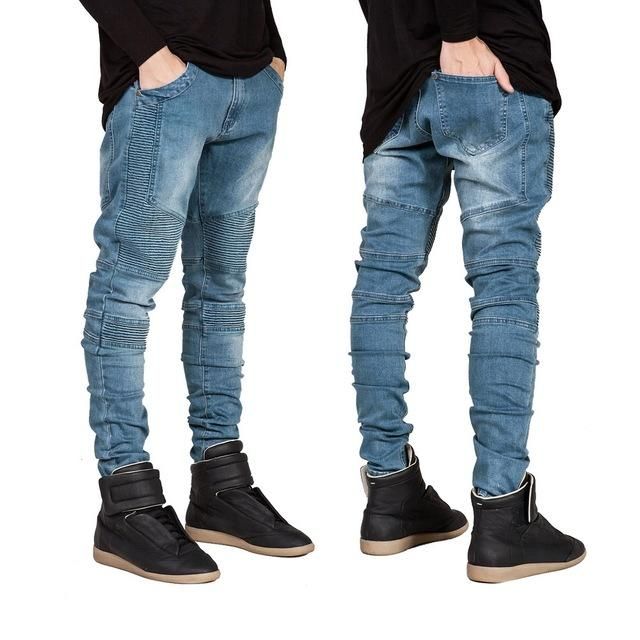 Fabric name Cotton Color black, light blue, blue, gray, black Sizes 28, 29, 30, 31, 32, 33, 34, 36, 38 Hiphop Style Mens, Biker Denim Jeans, Men Runway, Goth Pants, Biker Denim, Goth Outfit, Pants Outfit Men, Men Jeans Pants, Biker Jeans