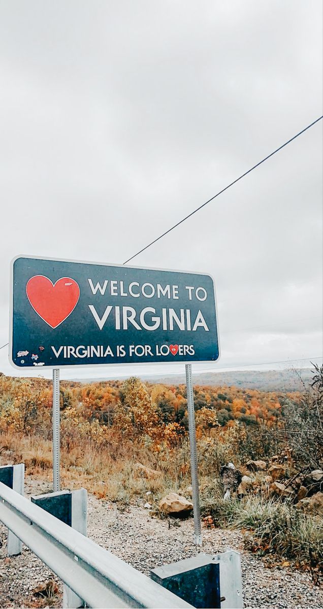 a welcome sign to virginia is for lovers