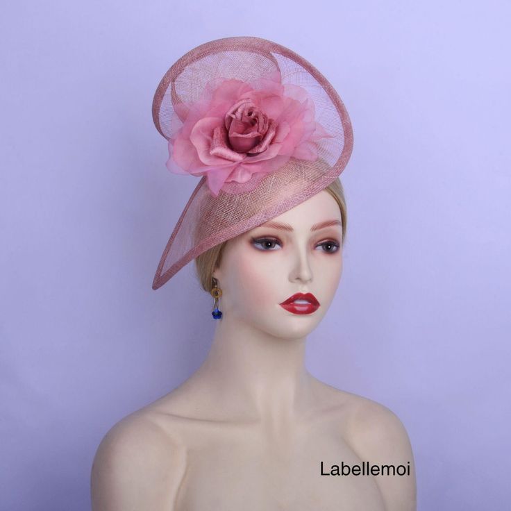 New design! Big sinamay fascinator with silk flower With satin headband at the back Ideal for wedding/party/races/church It is handmade product and every hat is well inspected before shipment,no return accepted.But please do contact us if you have any problems on your order.Thanks for your supports. Elegant Pink Headband For Kentucky Derby, Elegant Pink Hair Accessories For Royal Ascot, Elegant Pink Headband Fascinator, Rose Wedding Fascinator With Handmade Flowers, Elegant Pink Hair Accessories For Kentucky Derby, Elegant Pink Wedding Headband, Pink Wedding Fascinator Headband, Pink Headpieces For Royal Ascot Event, Elegant Pink Headpiece For Royal Ascot