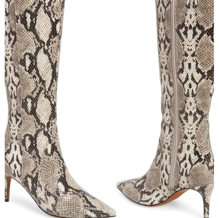 Snake Skin Low Heel Boots Montreal Outfits, Snake Skin Boots, Nordstrom Shoes, Low Heel Boots, Boots For Women, Heel Boots, Shoes Heels Boots, Low Heels, Pink Red