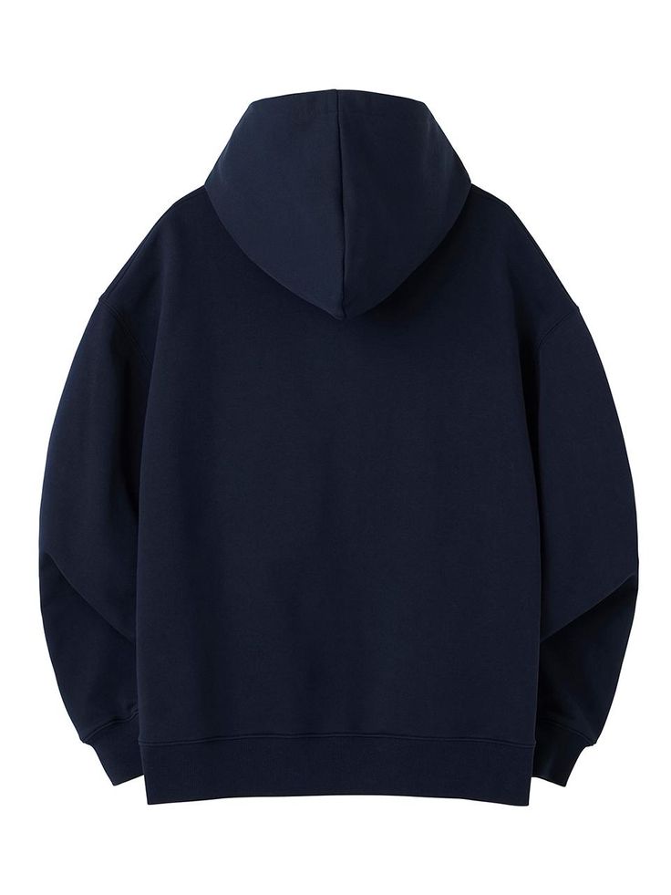 This is a casual and comfortable hoodie made out of high quality cotton and polyester blend fabric. With design detail of graphic print on the front chest, kangaroo pocket on the front, it gives a casual and unique mood to your look.- Oversized silhouette- Graphic print on the front- Metal tip on the string- Ribbed cuff and hem Navy Casual Hoodie With Pockets, Navy Casual Sweatshirt With Pockets, Navy Sweatshirt With Kangaroo Pocket For Winter, Navy Winter Sweatshirt With Kangaroo Pocket, Navy Hoodie With Adjustable Hood For Fall, Navy Hoodie With Double-lined Hood For Fall, Navy Hoodie For Winter Streetwear, Navy Long Sleeve Hoodie With Pockets, Navy Hoodie With Adjustable Hood