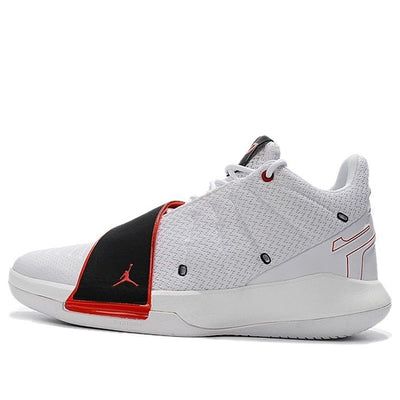 Air Jordan CP3.XI 'Houston' AA1272-101 (SNKR/Paul/Low Top/Non-Slip/Basketball/Shock-absorbing) White Breathable Jordan Shoes For Sports Events, White Breathable Jordan Basketball Shoes, Modern White Jordan Sports Shoes, White Breathable Jordan Shoes For Basketball, White Breathable Jordan Shoes For Training, Sporty White Breathable Jordan Shoes, White Breathable Basketball Shoes For Training, White Breathable Basketball Shoes, White Breathable Functional Basketball Shoes