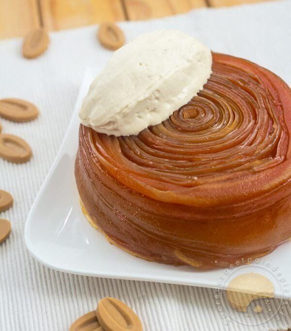 a dessert with almonds on the table