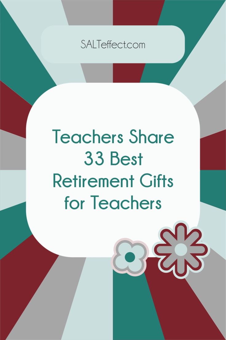 teacher's share 3 best retirement gifts for teachers with text overlay that reads, teachers share 3 best retirement gifts for teachers