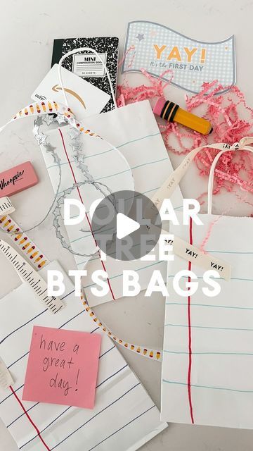 several different types of paper with writing on them and the words do ar, b's bags