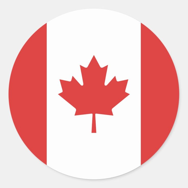 the flag of canada stickers