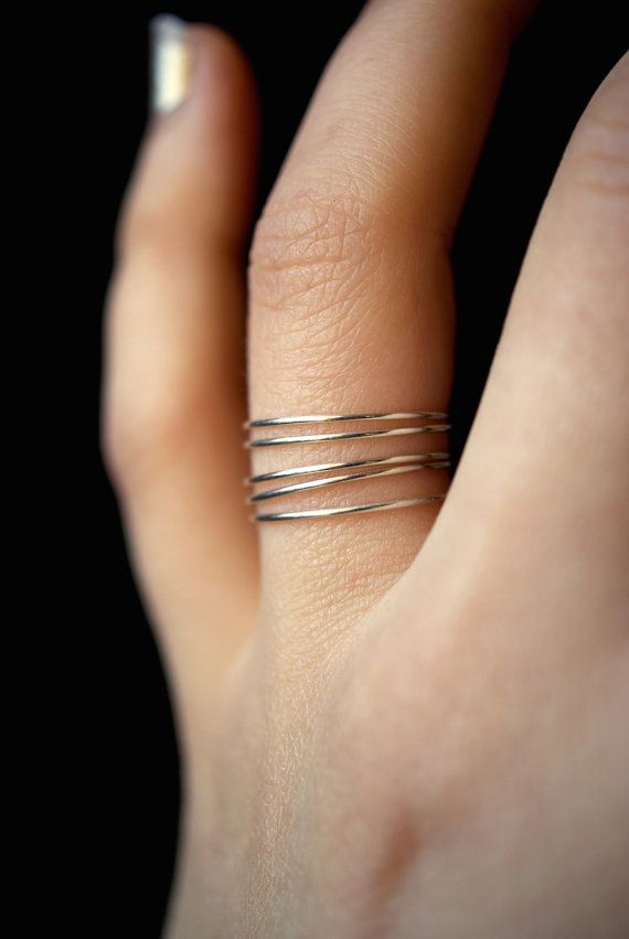 Smooth Sterling Silver Stack rings silver stacking by hannahnaomi Minimalist Stacked Silver Rings, Minimalist Silver Stackable Rings, Minimalist Stackable Rings, Simple Silver Stackable Nickel-free Rings, Simple Nickel-free Silver Stackable Rings, Nickel-free Silver Minimalist Stackable Rings, Minimalist Nickel-free Silver Stackable Rings, Delicate Stackable Sterling Silver Midi Rings, Dainty Tiny Silver Stackable Rings