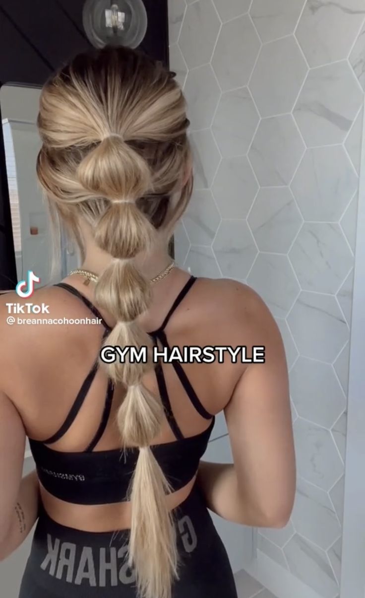 Sport Hair, Gym Hairstyles, Workout Hairstyles, Peinados Fáciles Para Cabello Corto, Athletic Hairstyles, Hair Stylies, Work Hairstyles, Penteado Cabelo Curto, Hairdo For Long Hair