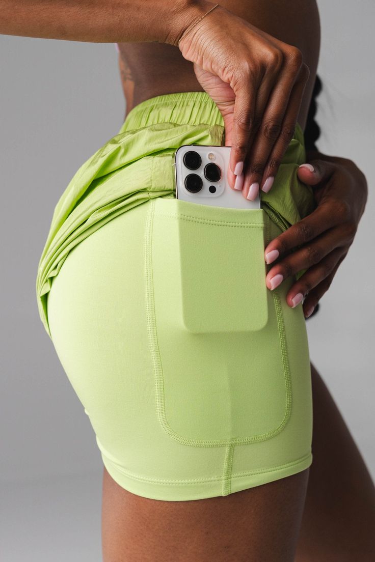 Our Surface Run Short is the perfect sporty short for any activity. This short has a built in liner short for maximum coverage, comfort, & versatility. Sporty Shorts, Running Shorts, Shorts With Pockets, Lime Green, Sale Items, Elastic Waist, Built In, Fashion Week, Personalized Items