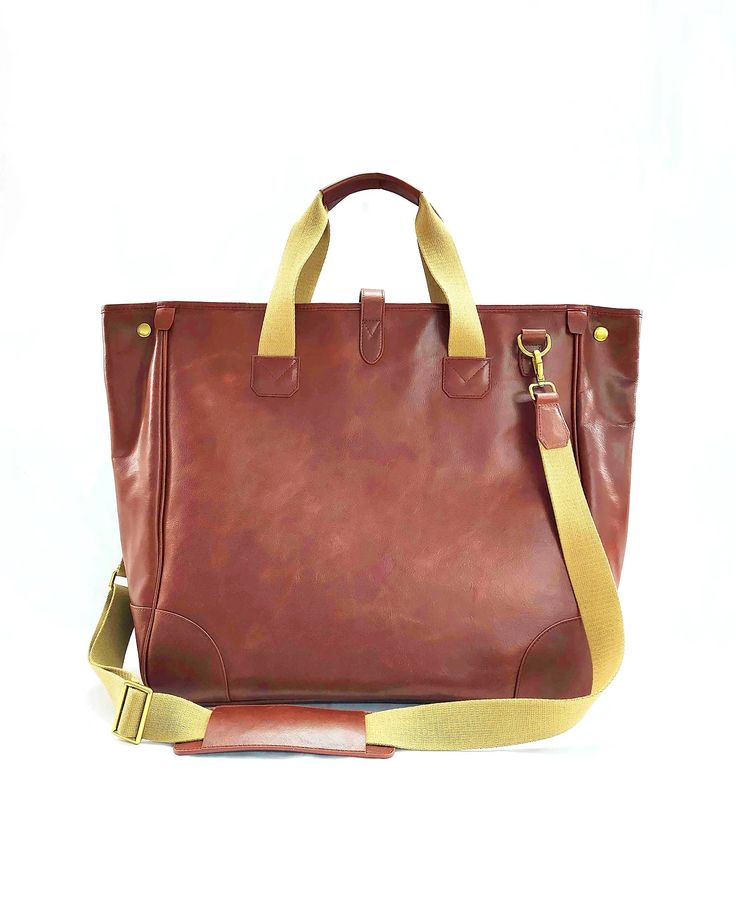 Kalahari Tote Bag - Ivy Cove Montecito On-the-go Satchel With Leather Handles, Everyday Weekender Bag With Top Handle And Adjustable Strap, Cognac Tote Travel Bag For Everyday Use, Daily Use Crossbody Travel Bag, Daily Use Crossbody Travel Bag With Handles, Leather Handle Satchel For Everyday Use, Everyday Cognac Tote Travel Bag, Versatile Leather Satchel Briefcase, Everyday Satchel With Leather Double Handles