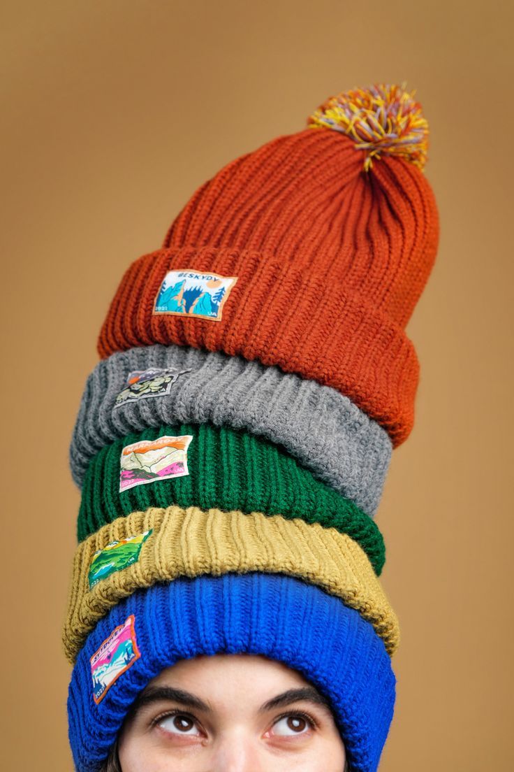 3-in-1 knitted pom-pom beanie.

Wear it with a single fold for a slouchy beanie look with minimalist dodo logo.
Double fold to get that snug warmth with a unique patch of Ukrainian mountain range.
Or tripple fold if you’re a hipster barista. Snow Photoshoot, Studio Photoshoot, Slouchy Beanie, Scandinavian Christmas, Pom Beanie, Mountain Range, Photography Branding, Fashion Shoot, 3 In 1