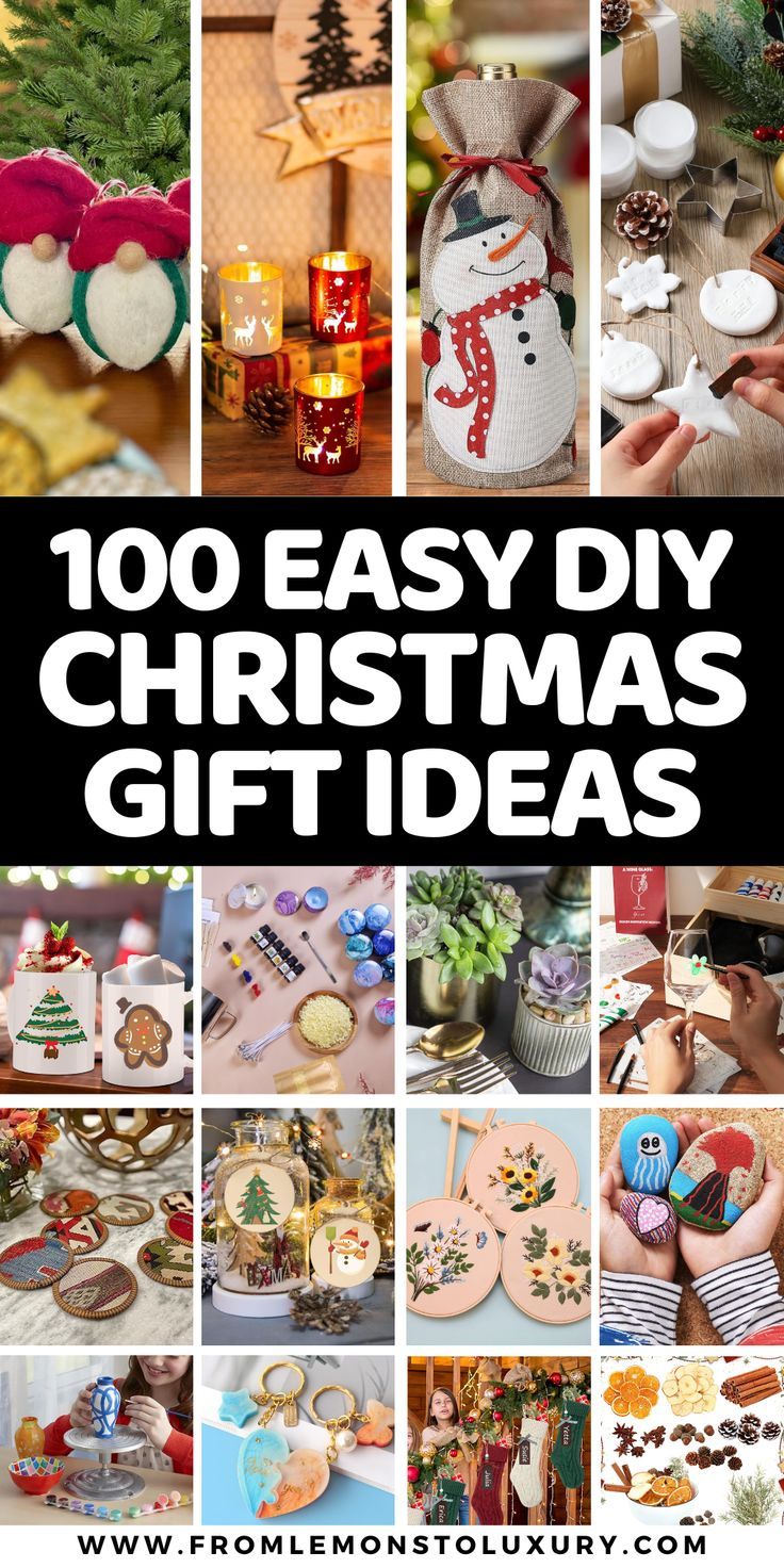 cheap and easy diy christmas gifts Christmas Easy Gift Ideas, Cheap Homemade Christmas Gift Ideas, Crafts For Coworkers Christmas, Easy Cheap Homemade Christmas Gifts, Cheap Diy Xmas Gifts, Work Christmas Gifts Cheap, Easy Christmas Crafts To Make For Gifts, Kids Diy Christmas Gifts For Family, Easy Diy Bulk Christmas Gifts