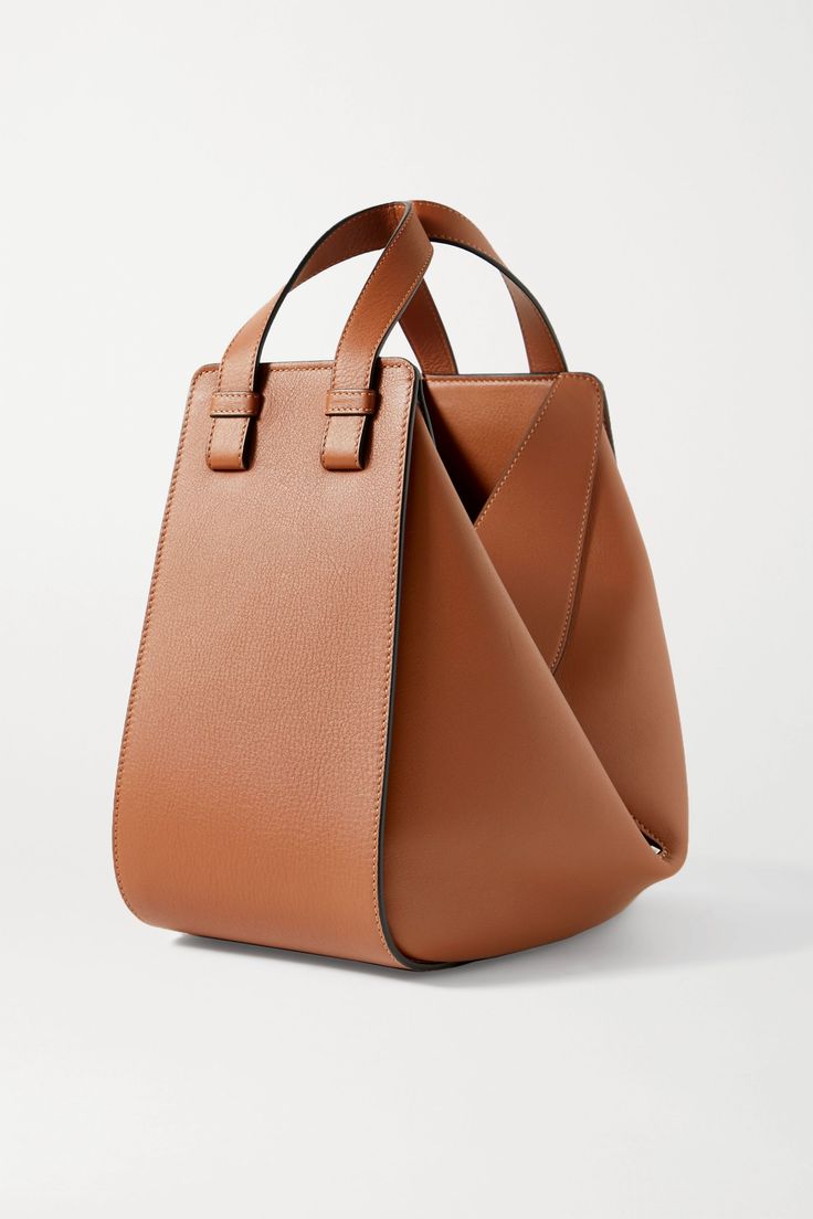 Tan Hammock small textured-leather shoulder bag | Loewe | NET-A-PORTER Designer Top Handle Shoulder Bag With Removable Pouch, Designer Tote Satchel With Removable Pouch, Designer Satchel Tote With Removable Pouch, Designer Everyday Use Shoulder Bag With Top Handle, Designer Top Handle Shoulder Bag For Everyday Use, Designer Tote Flap Bag With Removable Pouch, Structured Leather Hobo Bag For Everyday Use, Designer Shoulder Bag With Top Carry Handle, Designer Tote Shoulder Bag With Detachable Strap