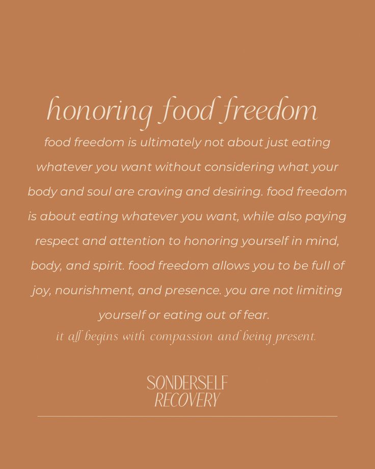 Food freedom lies in eating and enjoying whatever you want, while also paying attention and respect to honoring yourself in mind, body, & spirit. #food #foodfreedom #foodforthought #diet #wellness #wellbeing #mindsetiseverything #edrecovery #fearfood #edwarrior Food Freedom Aesthetic, Food Freedom Quotes, Spirit Food, Body Freedom, Food Freedom, Freedom Quotes, Long Story, Paying Attention, Mind Body Spirit