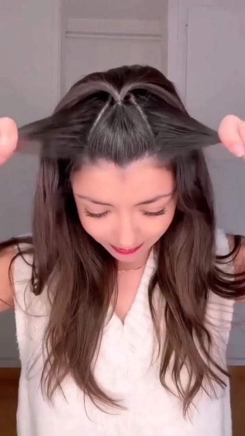 Hairstyles To Cover Greasy Hair, Long Hair Half Updo, Fine Hair Updo, Long Fine Hair, Thin Hair Updo, Half Updo Hairstyles, Long Thin Hair, Glamour Hair, Long Hair Ponytail