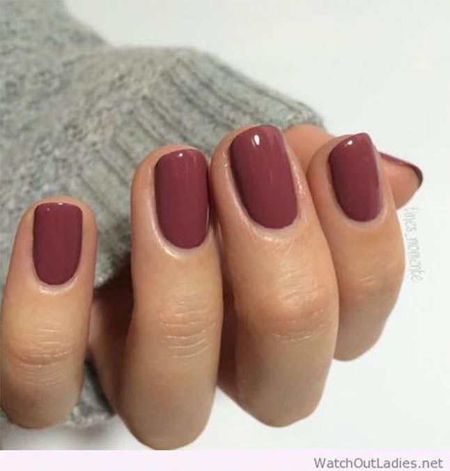 Unghie Sfumate, Simple Fall Nails, Nagellack Trends, Subtle Nails, Nail Colors Winter, Nail Polish Trends, Her Nails, Makijaż Smokey Eye, Super Nails