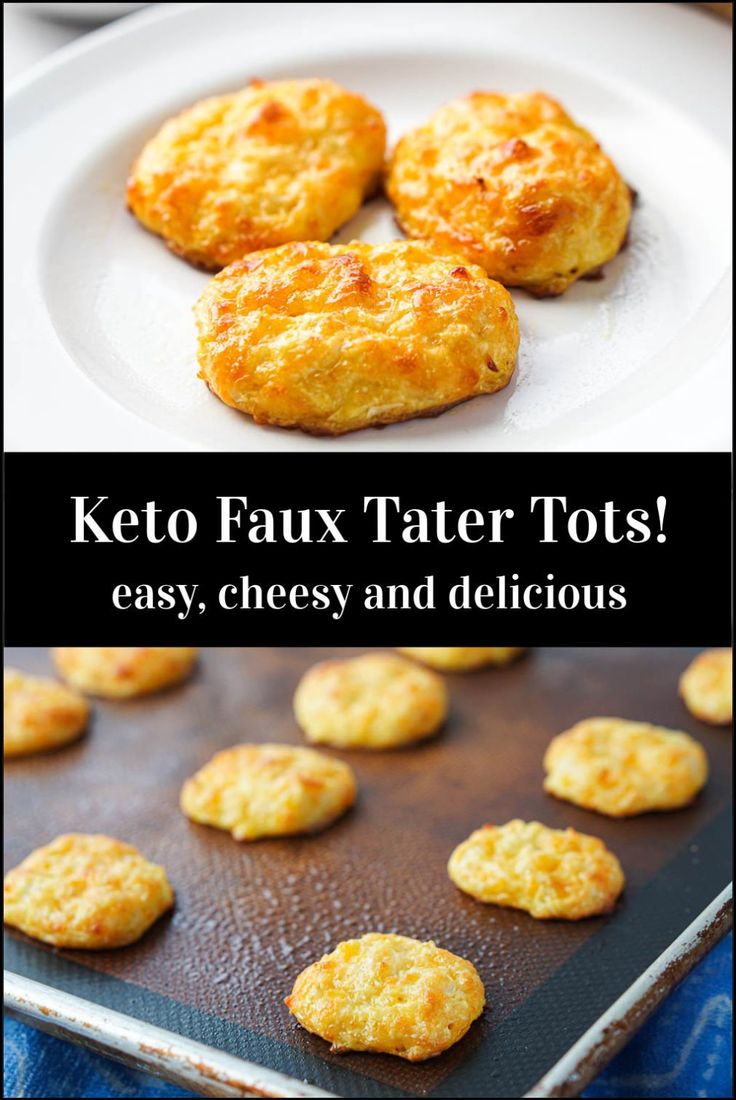 keto faux tater tots are easy, cheesy and delicious for breakfast