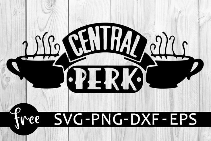 the central perk svg - png dxf eps file is shown