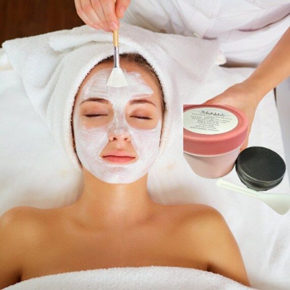 Revive Face Mask - The Ultimate Skin Rejuvenation Extra tin included to mix your mask  Experience the transformative power of the Revive Face Mask, crafted with a potent blend of Bentonite Clay, Granulated Honey, Baobab, and Bovine Collagen. This mask deeply cleanses and detoxifies with Bentonite Clay, absorbing impurities and excess oil. Granulated Honey exfoliates and moisturizes, leaving your skin soft and supple. Baobab, known for its rich vitamin content, revitalizes and repairs, while Bovine Collagen boosts elasticity and firmness. Perfect for all skin types, this mask will leave your skin feeling refreshed, revitalized, and radiant. Face Mask Skincare, Mask Skincare, Skincare Natural, Clay Face Mask, Clay Clay, Clay Face, Clay Faces, Bentonite Clay, Skin Care Moisturizer