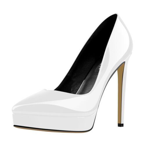 Fitted Platform Heels For Party, White Platform Heels For Party, Glamorous Fitted High Heel Shoes, Glamorous Fitted High Heels, Elegant Round Toe Heels For Club, Club Heels With Platform, Platform Heels For Club, Spring Dinner Heels Fitted, Fitted Platform Heels With Pointed Toe