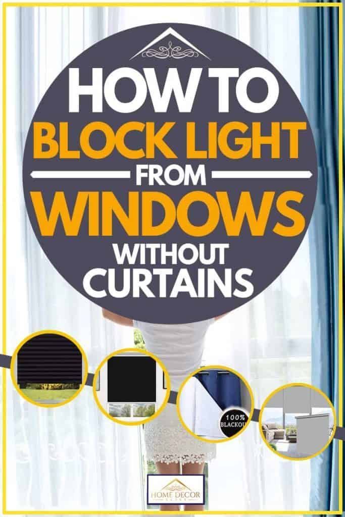 Blackout curtains Block Light From Windows Diy, Light Blocking Window Ideas, Windows Without Curtains, Curtains And Shades, Alternative Room, Diy Blackout Curtains, Block Out Curtains, Curtain Alternatives, Window Blocks