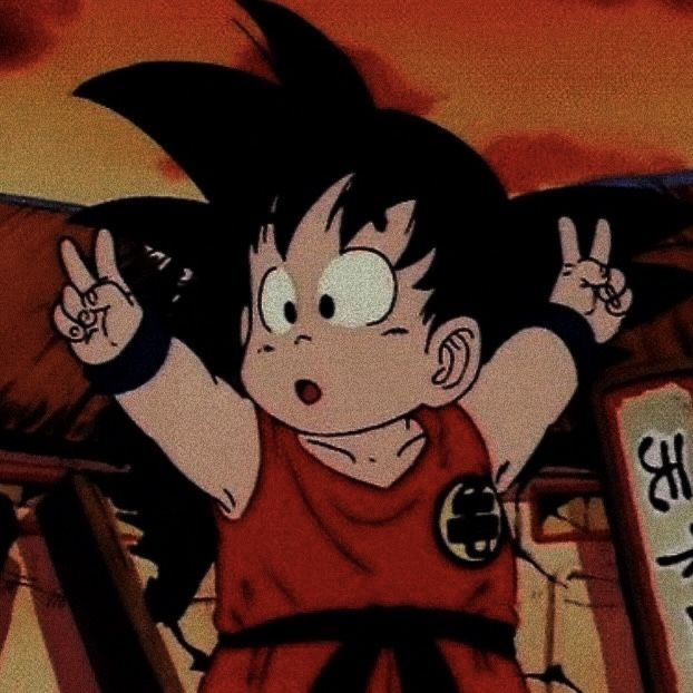 an animated image of a young boy holding his hands up